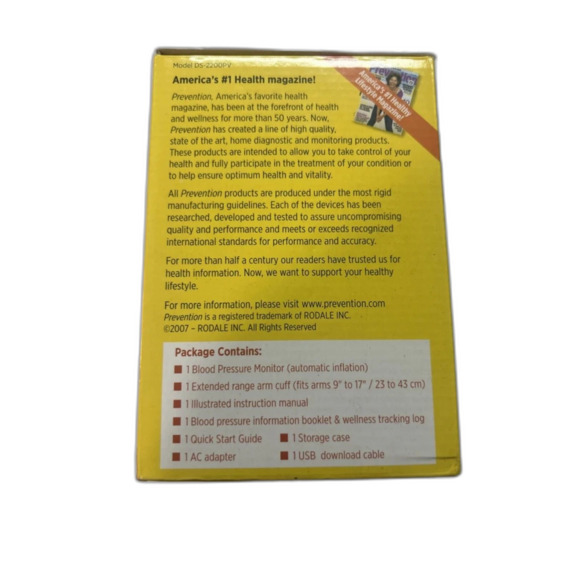 New Prevention: Ultima Blood Pressure Monitor DS-2200 New - Picture 5 of 5